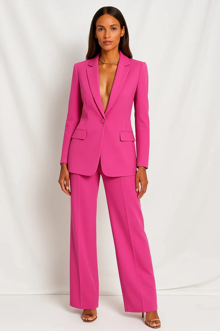 Blazer e pantaloni da donna taglio aderente