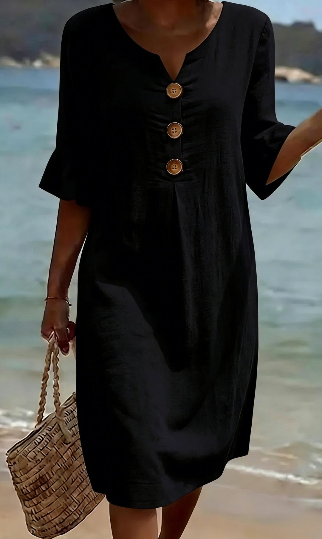 Elegant Women's Dress with Loose and Flowing Fit