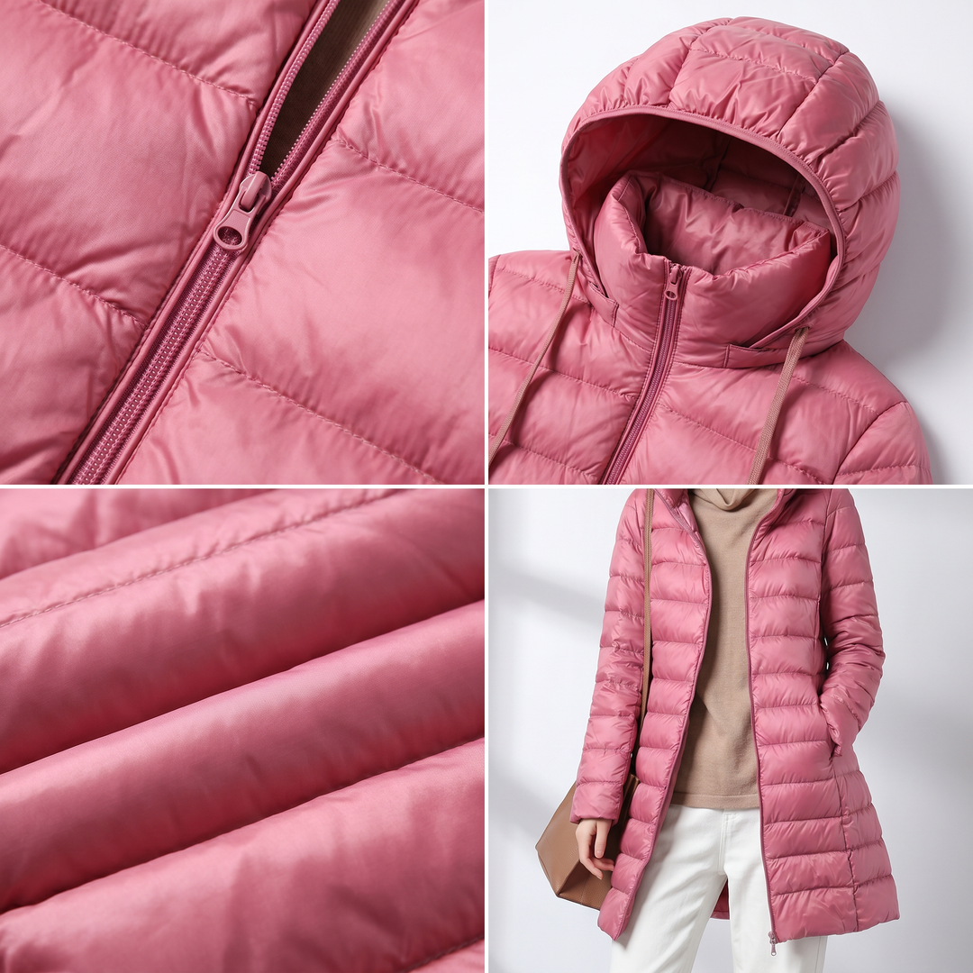 Piumino invernale ultraleggero da donna