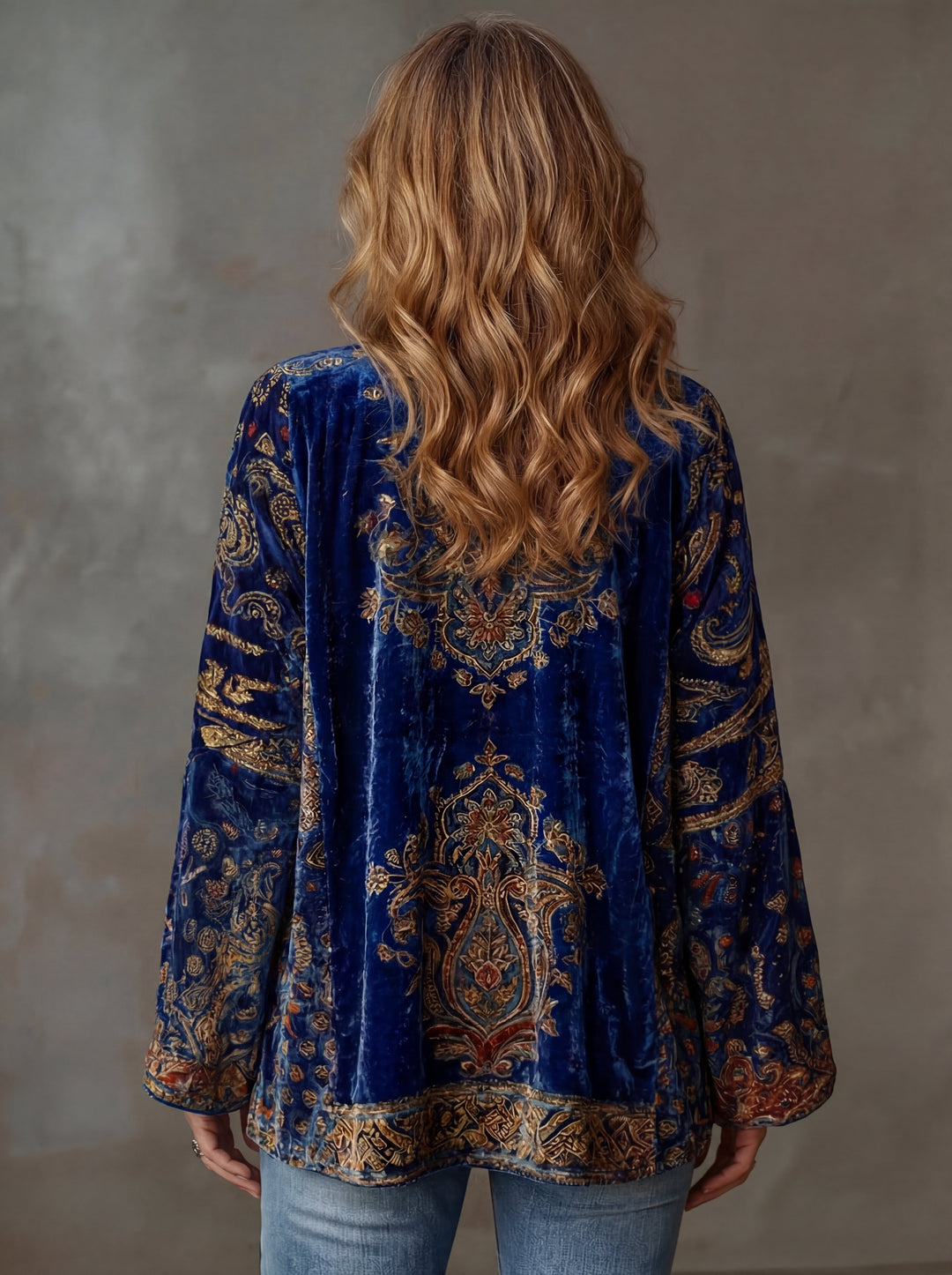 Cardigan Bohème Femme Imprimé Oriental Coloré