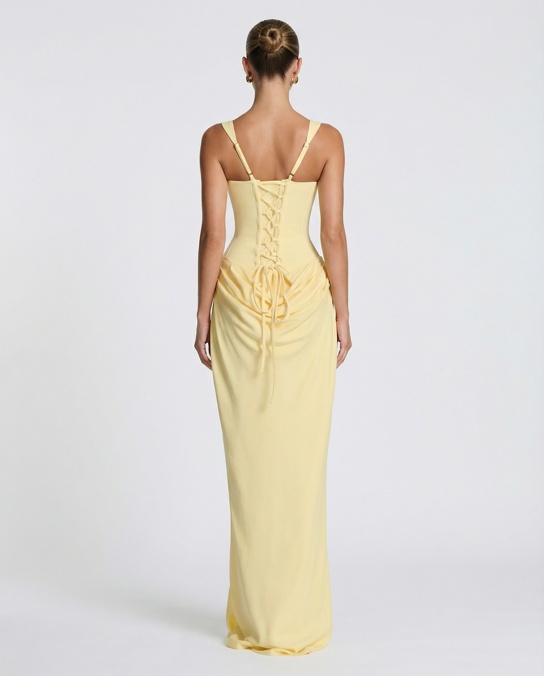 Women's Corset-Style Hourglass Maxi Dress