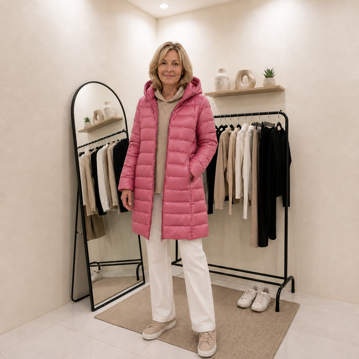 Manteau D'hiver Matelassé à Capuche Pour Femme