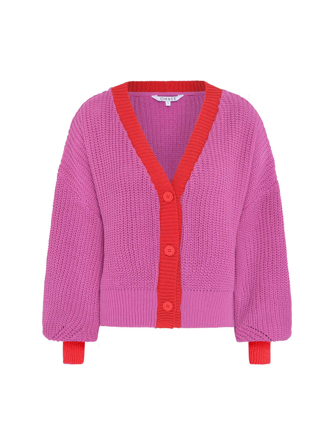 Chaleco oversize de punto acanalado grueso para mujer