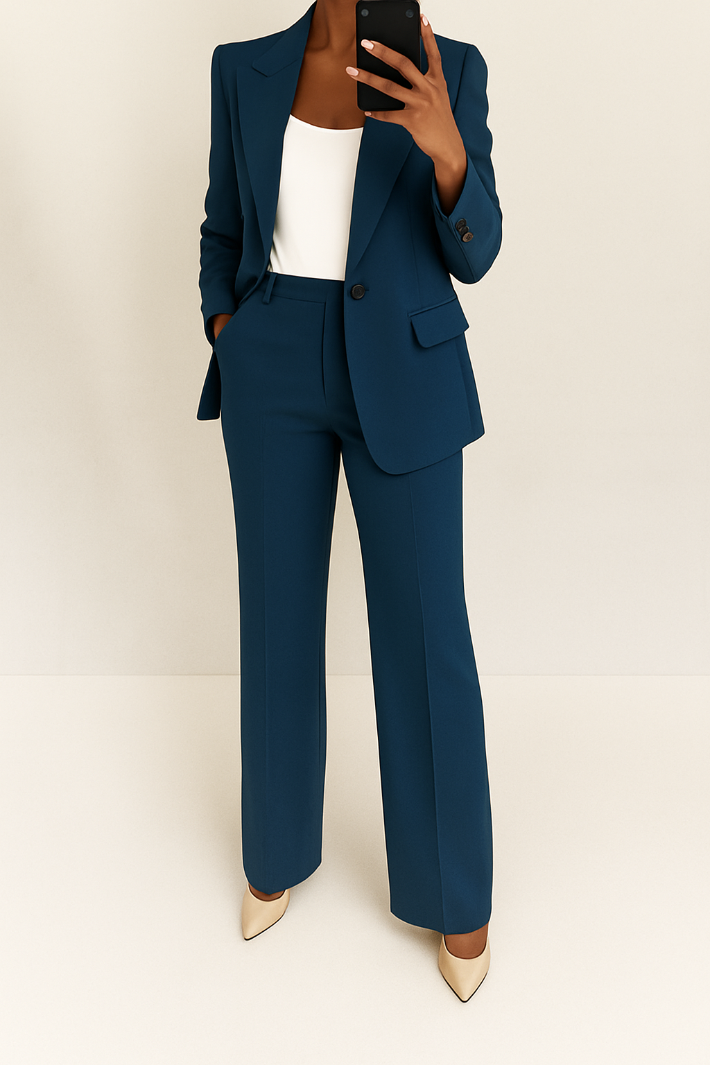 Ensemble Tailleur Élégant 2 Pièces pour Femme