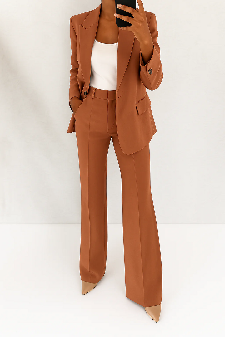 Ensemble Tailleur Élégant 2 Pièces pour Femme
