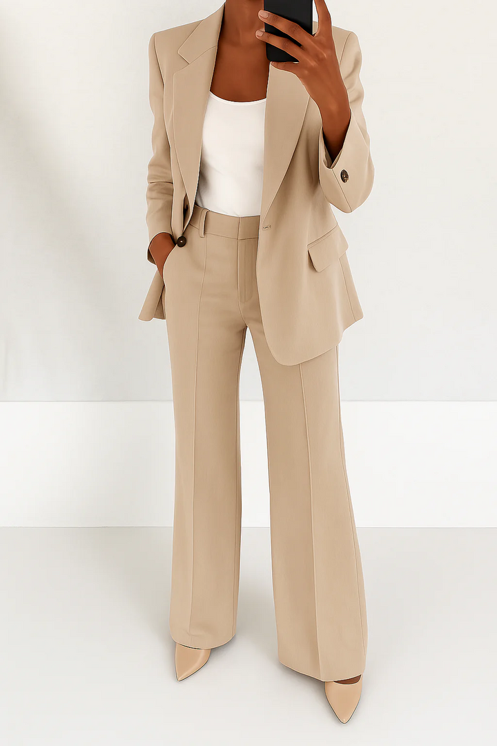 Ensemble Tailleur Élégant 2 Pièces pour Femme