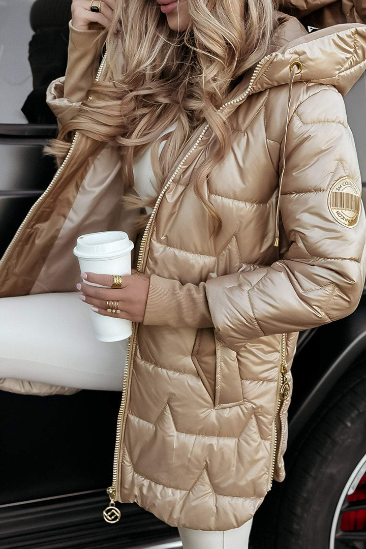 Piumino Lungo Lucido: Calore & Eleganza Invernale