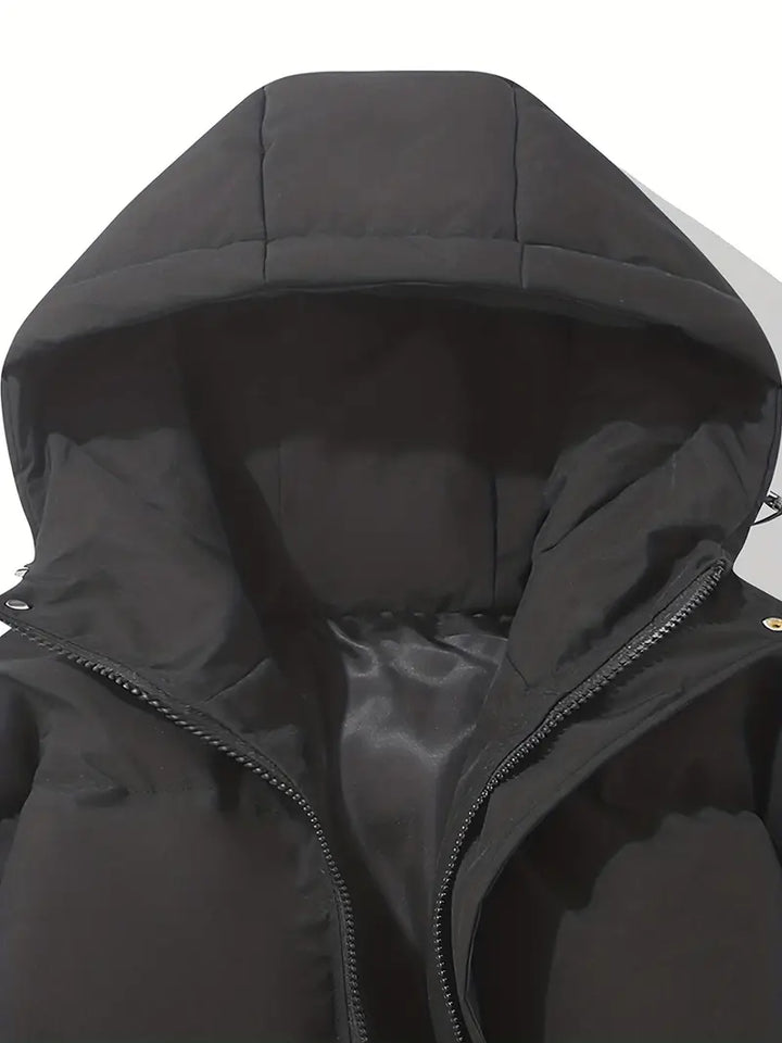 Women's Quilted Hooded Down Jacket