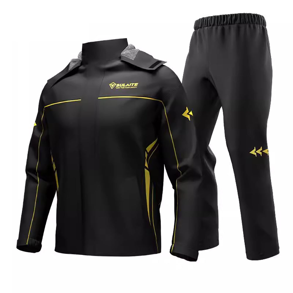 Completo da uomo con giacca e pantaloni impermeabili
