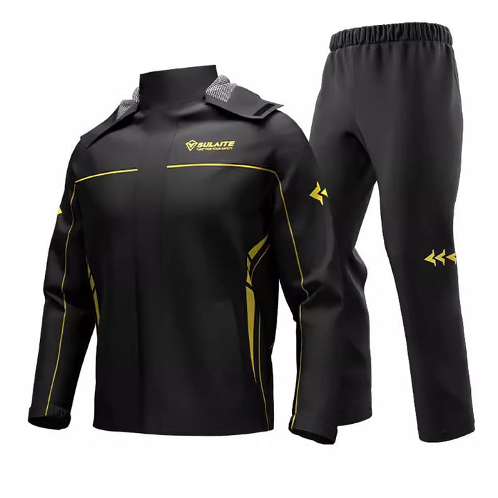 Completo da uomo con giacca e pantaloni impermeabili