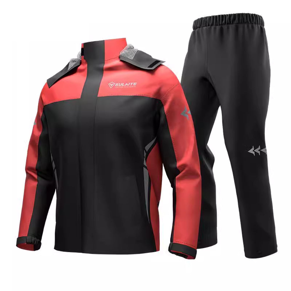 Completo da uomo con giacca e pantaloni impermeabili