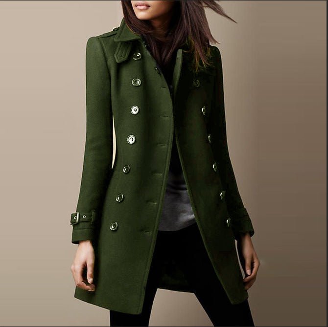 Manteau Croisé Élégant pour Femme