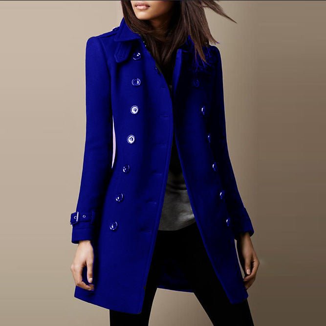 Manteau Croisé Élégant pour Femme