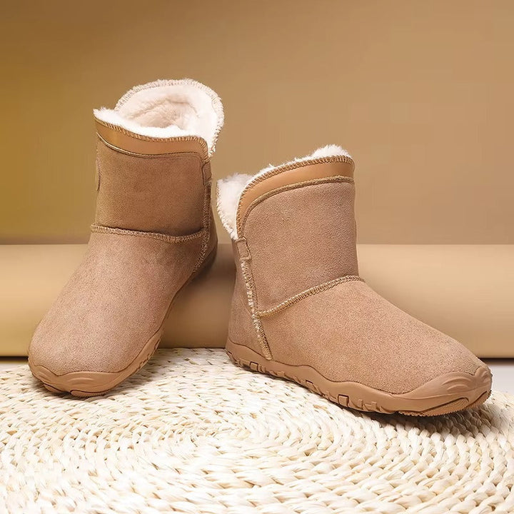 Bottines D'hiver Pour Femme Avec Doublure en Fausse Fourrure