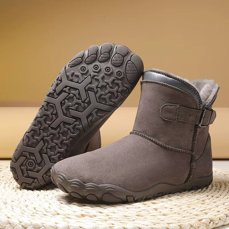 Bottines D'hiver Pour Femme Avec Doublure en Fausse Fourrure