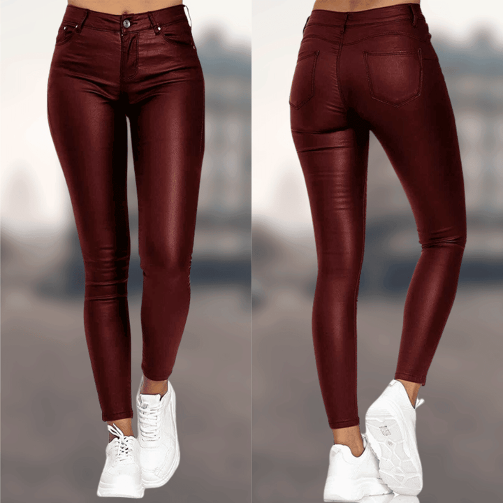Leggings da donna a vita alta e dalla vestibilità aderente