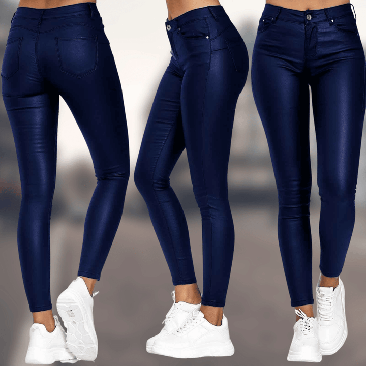 Leggings da donna a vita alta e dalla vestibilità aderente