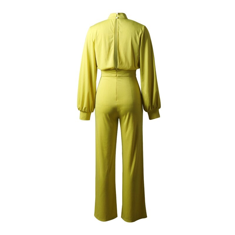 Tuta da donna elegante a gambe larghe