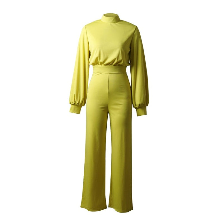 Tuta da donna elegante a gambe larghe
