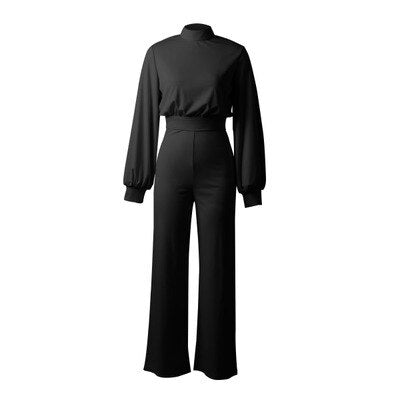 Tuta da donna elegante a gambe larghe