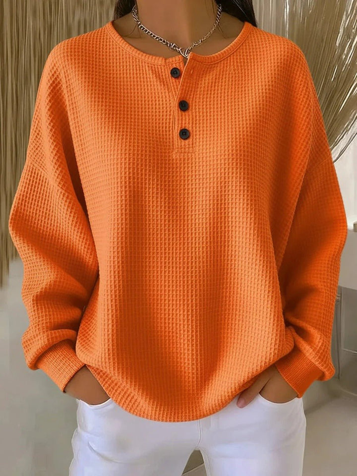 Pull Femme Coloré à Motifs Waffle Femme