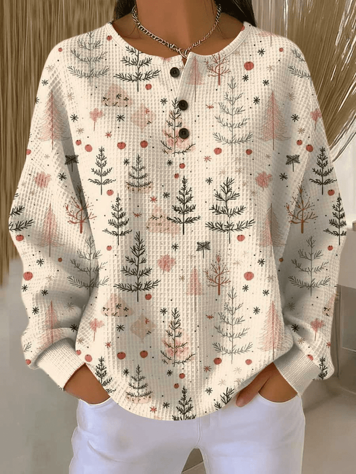 Pull Femme Coloré à Motifs Waffle Femme