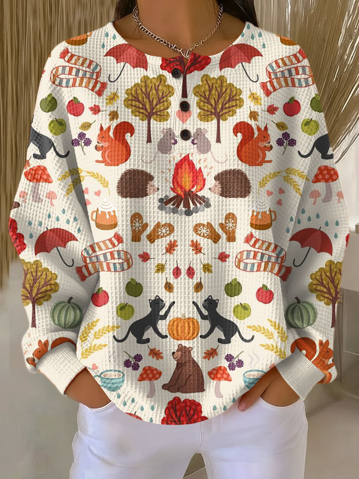 Pull Femme Coloré à Motifs Waffle Femme