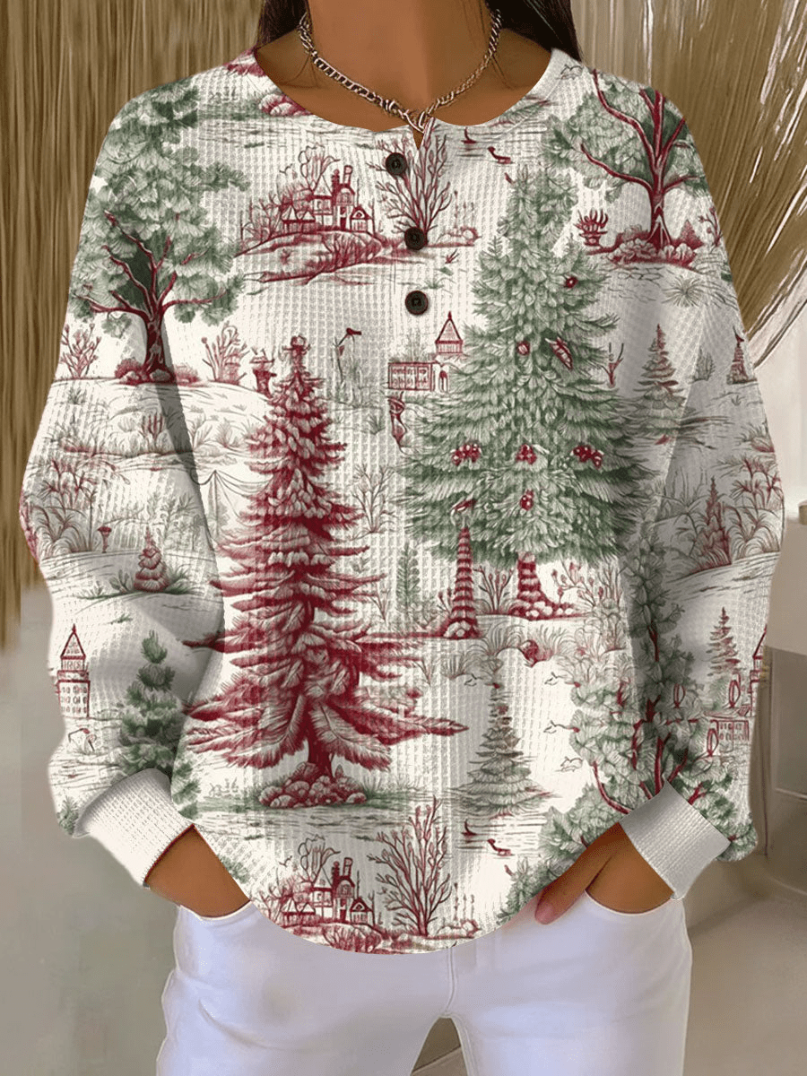 Pull Femme Coloré à Motifs Waffle Femme