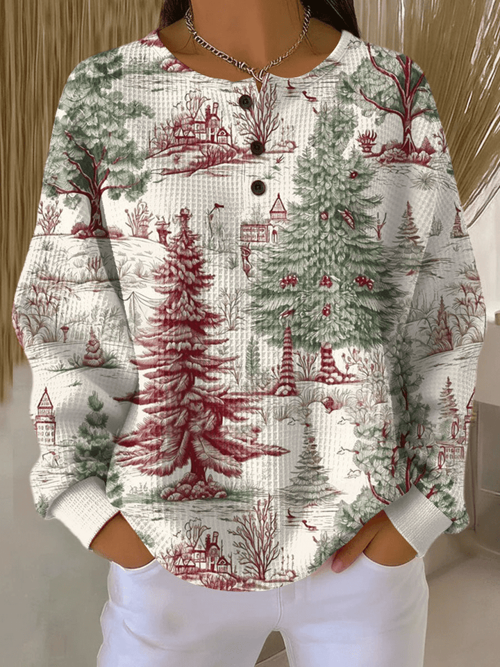 Pull Femme Coloré à Motifs Waffle Femme