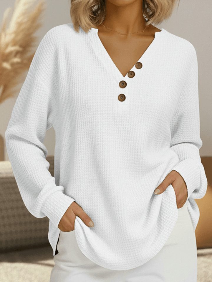 Pull Femme Coloré à Motifs Waffle Femme