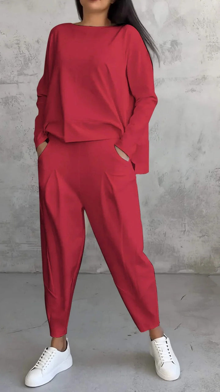 Completo da casa chic e casual da donna, 2 pezzi