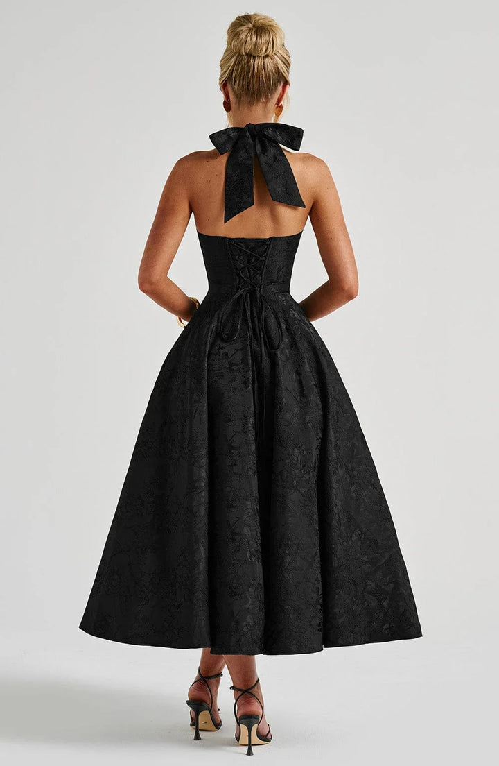 Vintage elegantní midi šaty pro ženy