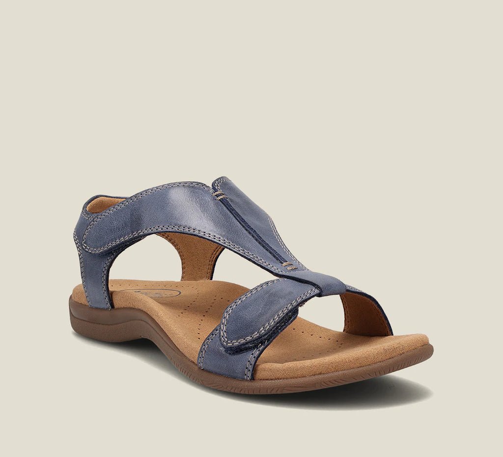 Sandali da donna bassi, casual e comodi, con cinturini regolabili