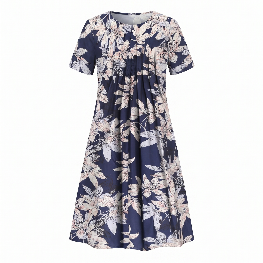 Robe midi imprimé floral femme