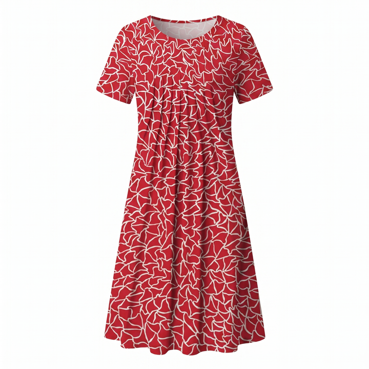 Robe midi imprimé floral femme