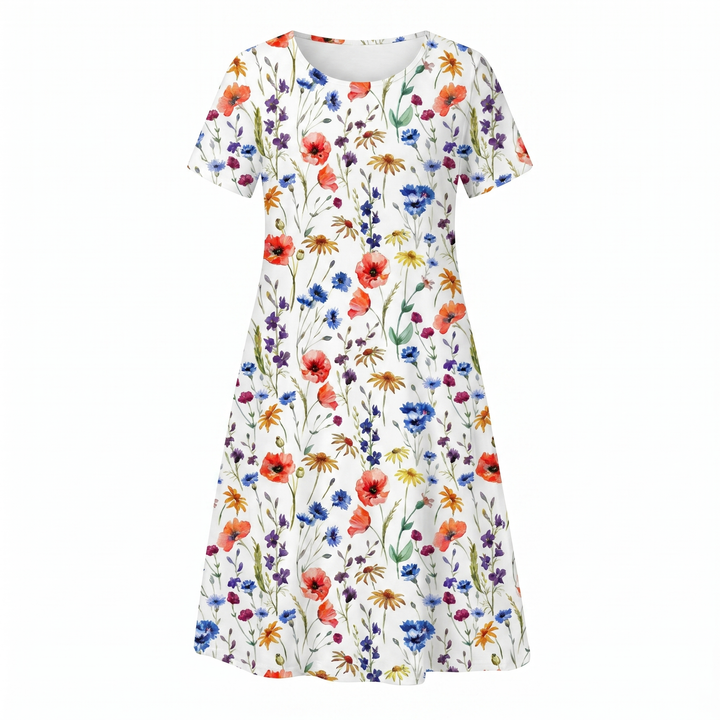 Robe midi imprimé floral femme
